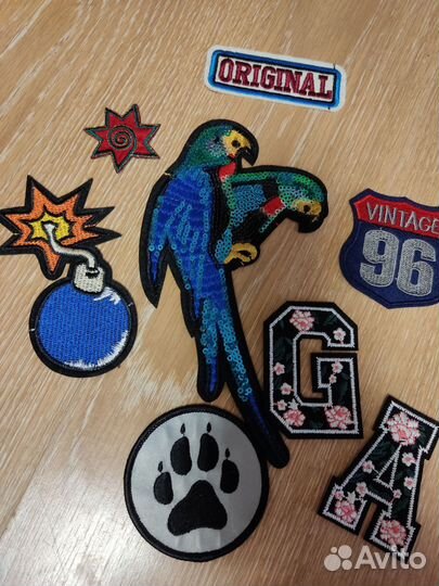 Наклейки, нашивки для одежды