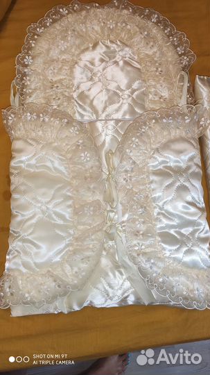 Конверт и одеяло на выписку