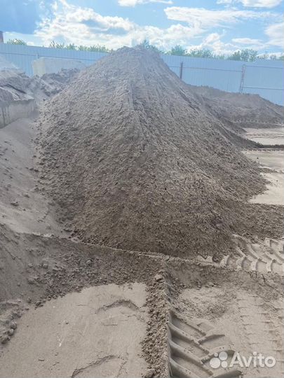 Бутовый камень, песок, щебень, гравий