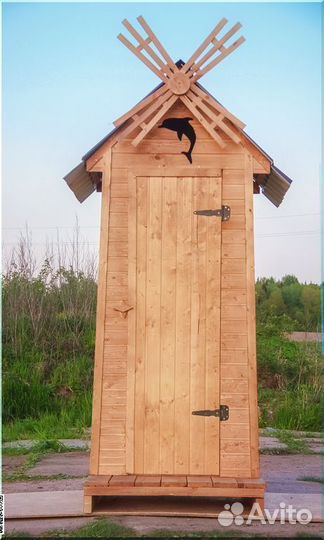 Уличный туалет с установкой TOP231