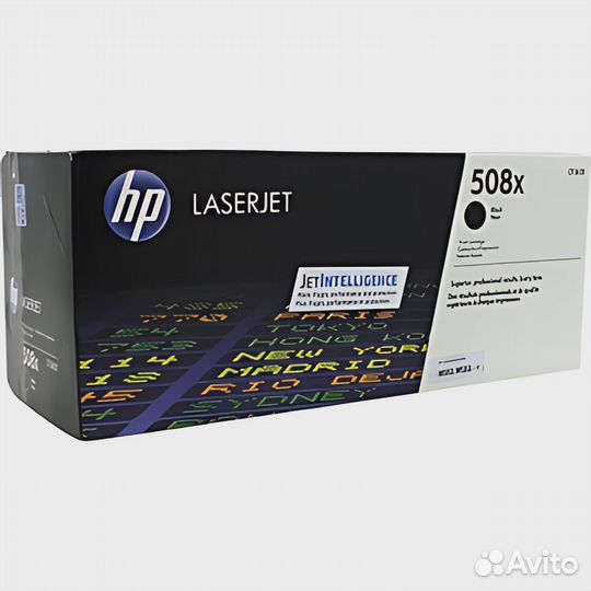 Картридж HP 508X Black черный HP LaserJet M552dn