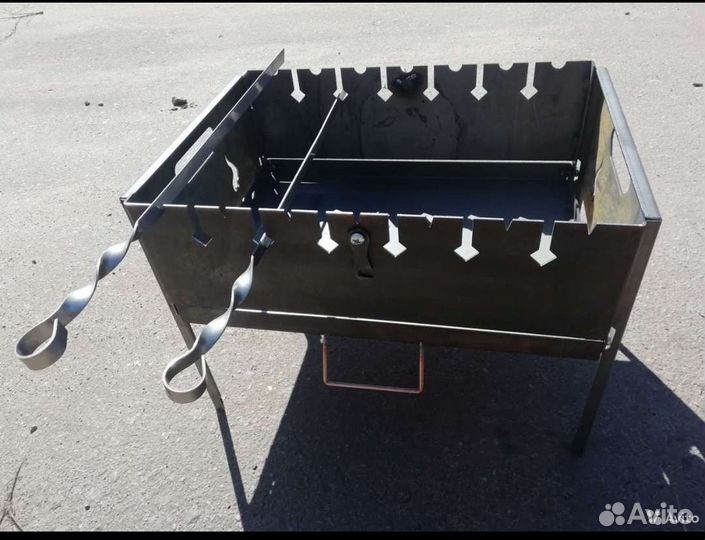 Мангал чемодан разборный, 2мм