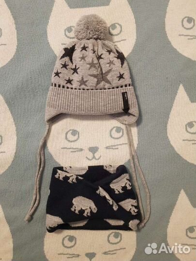 Шапка + снуд (zara) 48-52