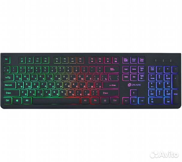 Клавиатура Оклик 440ML, черный