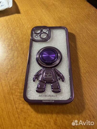 Чехол для iPhone 14 с кольцом-держателем