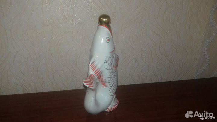 Графин рыбка фарфоровый СССР