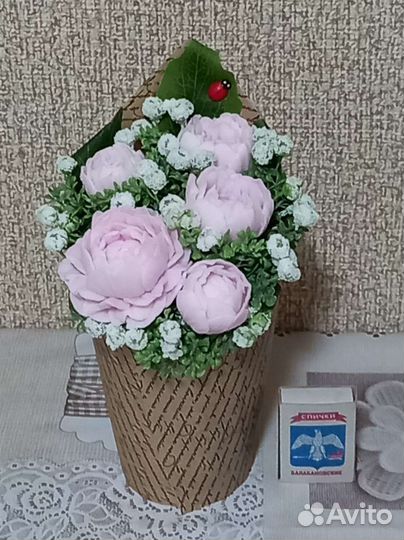 Букет из мыла