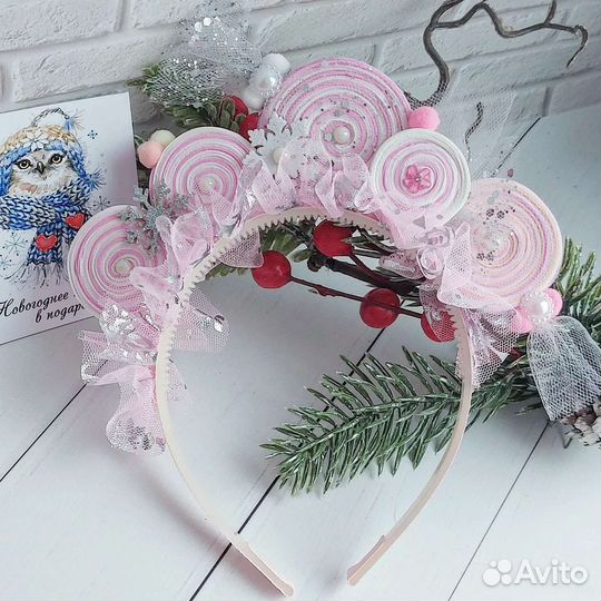 Ободок конфетка