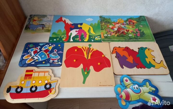 Деревянные пазлы