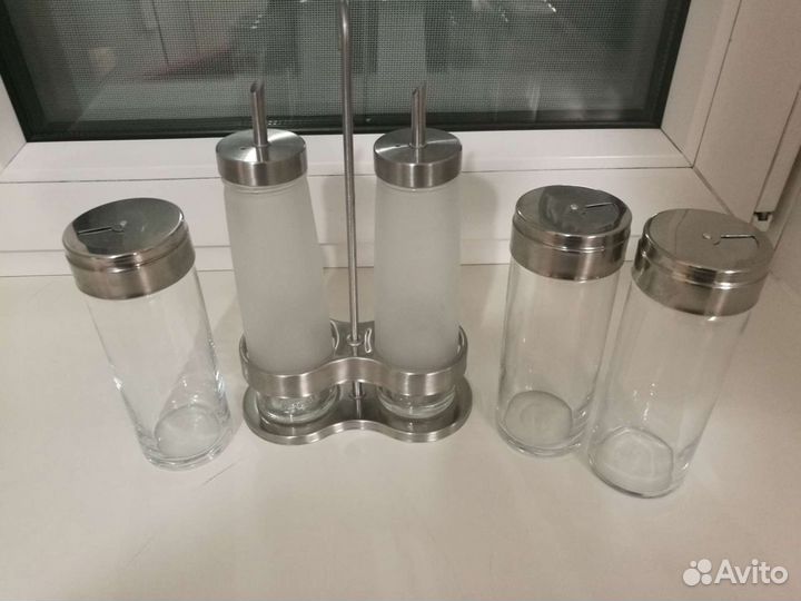 Набор для масла, уксуса, специй икея