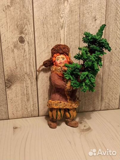 Елочные игрушки из ваты СССР