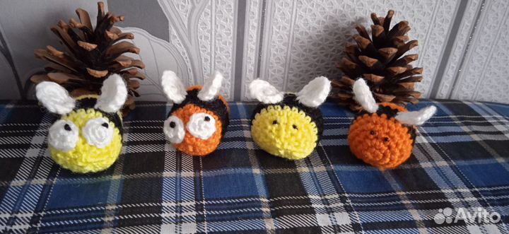 Вязаные игрушки - брелки