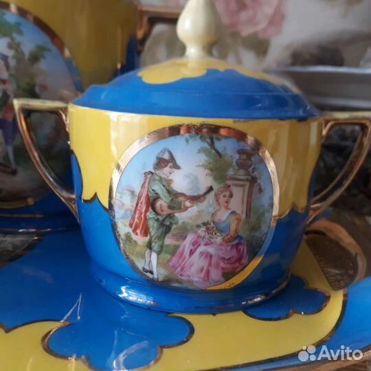 Сервиз чайный мадона, старинный