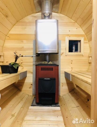 Аренда бани бочки, на прицепе. Баня на прицепе