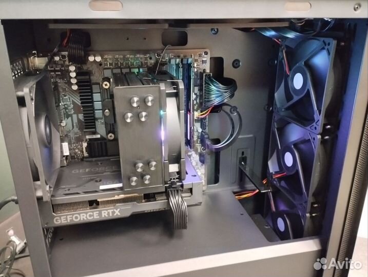 Черный Игровой Пк i5-12400 RTX4060ti