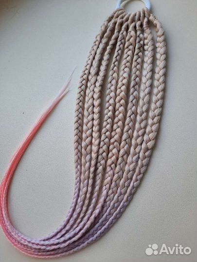 Афрорезинки, комплекты се кос, де кос на заказ