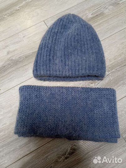 Шапка женская зимняя со снудом