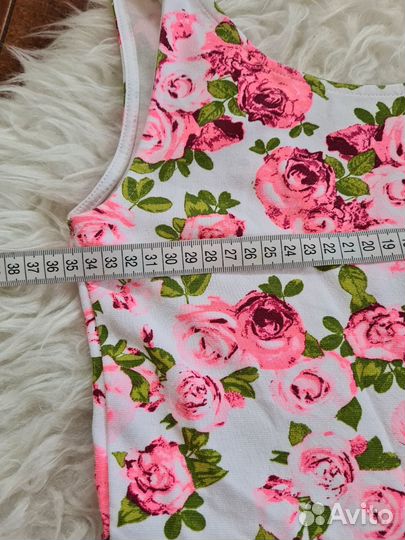 40-42 красивое платье мини с баской HM