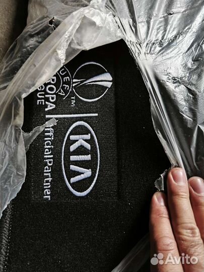 Коврики салона kia rio оригинал, ворсовые