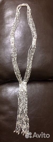 Украшение на шею из бисера