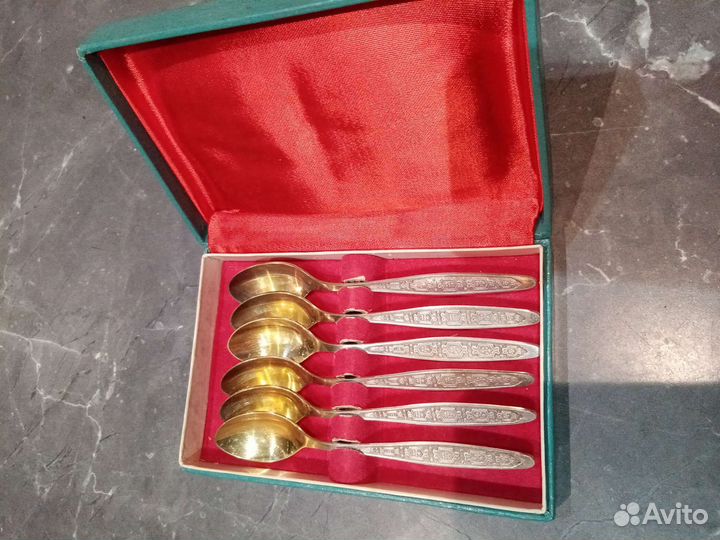 Мельхиоровые чайные ложки СССР