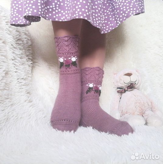 Носки вязаные