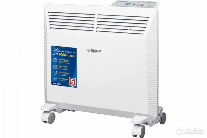 Зубр про серия 1 кВт, электрический конвектор, Про