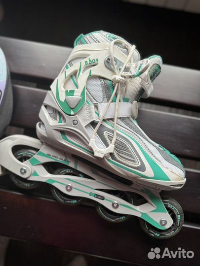 Ролики reaction 39 р +комплект защиты +сумка