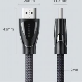 Кабель ugreen HD140 (80403) hdmi 2.1 Male To Male