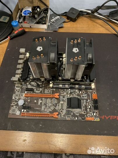 Комплект 2х e5-2670, 64Gb, X79 охлаждение