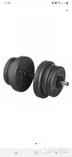 Гантель разборная Light Weights 3103CD, 10 кг