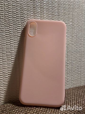 Ро�зовый чехол на iPhone x новый