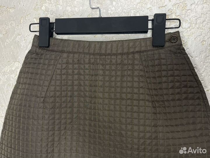 Юбка Prada nylon quilted skirt vintage 1990, 40it