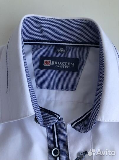 Белая рубашка для мальчика 128