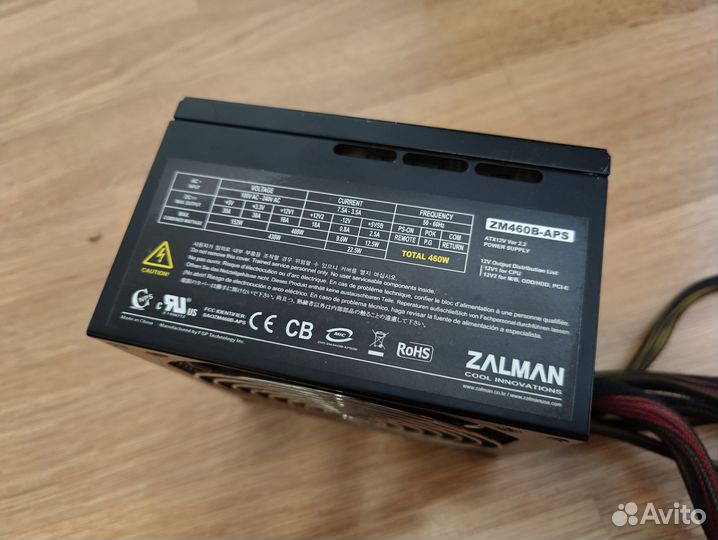 Блок питания zalman zm460b-aps