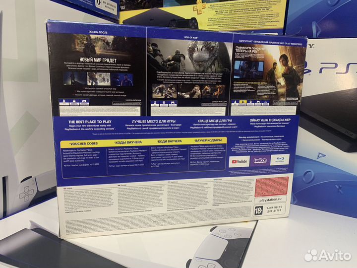 Новая PS4 Slim 1Tb 2208B Jet Black