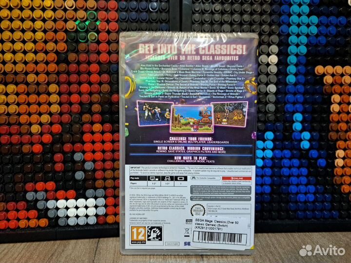 Sega Mega Drive Classics switch (Новый)