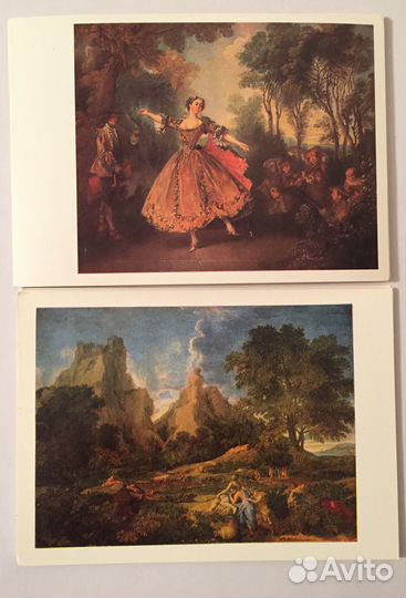 Шедевры Эрмитажа на открытках