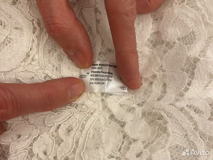 Кружевной балдахин для детской кроватки