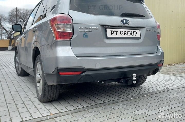 Фаркоп съемный квадрат Forester 2012, 230 л.с