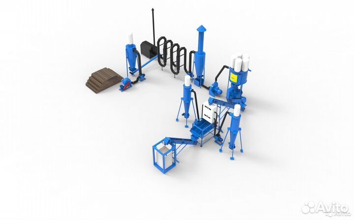 Линия производства пеллет плг 500