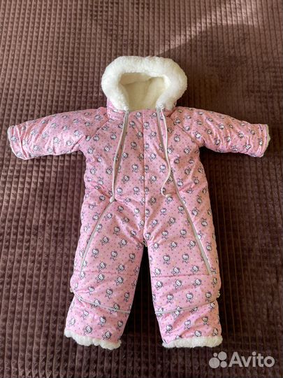 Детский зимний комбинезон-трансформер