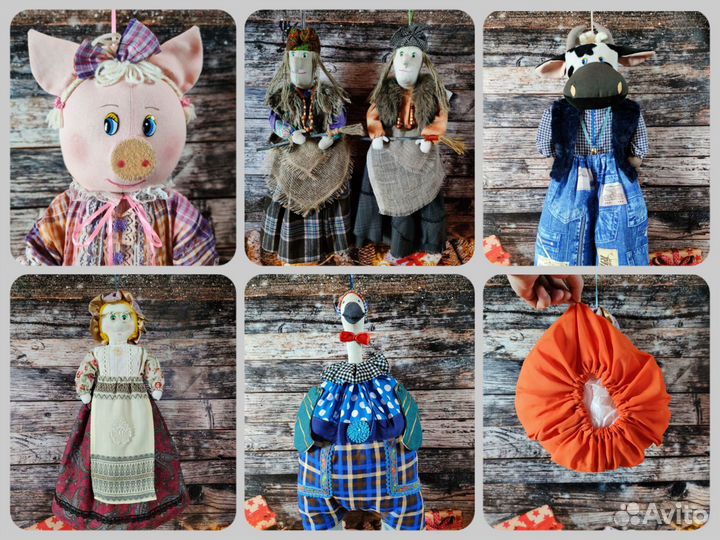 Авторская интерьерная кукла пакетница