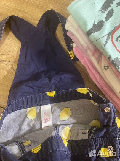 Детская одежда для девочек пакетом 80