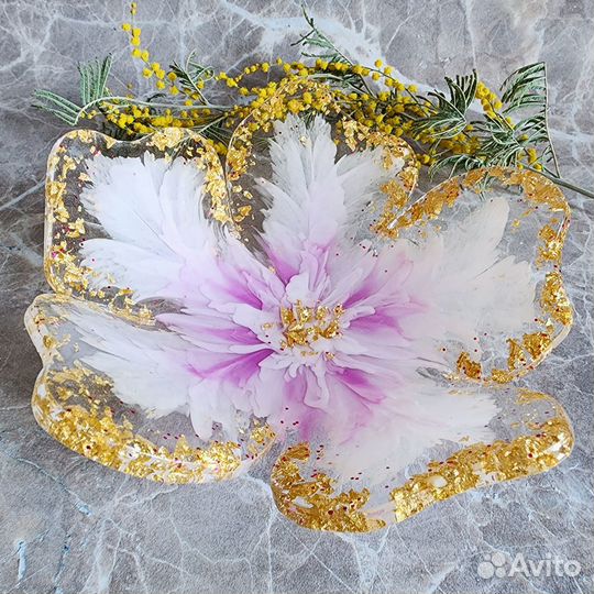 Конфетница, эпоксидная смола,ручная работа