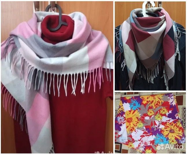 Платок. Кашемир. Бамбук. Хлопок