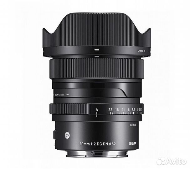 Объектив Sigma 20mm f/2 DG DN Contemporary Sony E