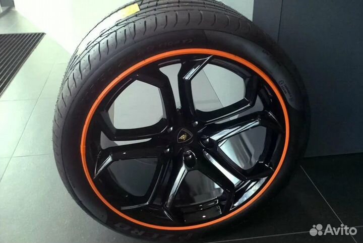 Защита литых дисков R12-21 (оранжевый) (хуппер)