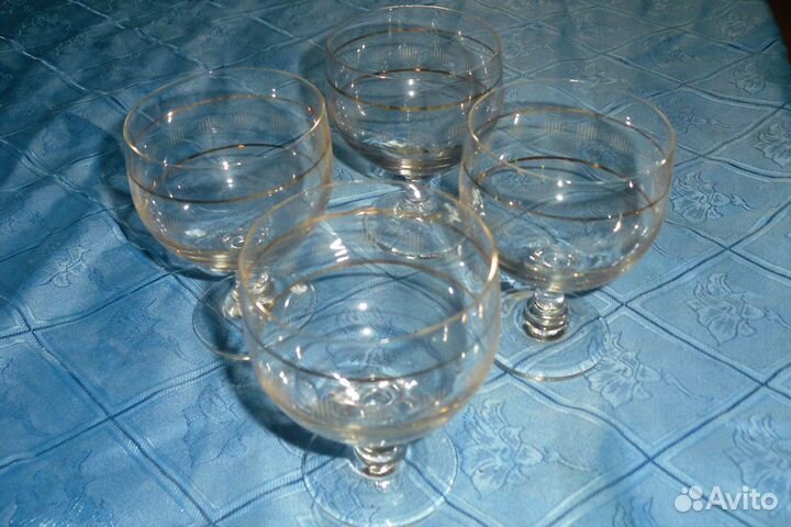 Рюмки бокалы фужеры креманка хрусталь винтаж СССР