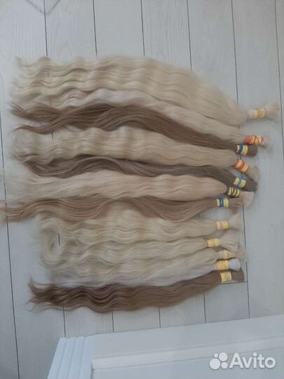 Волосы натуральные в срезах